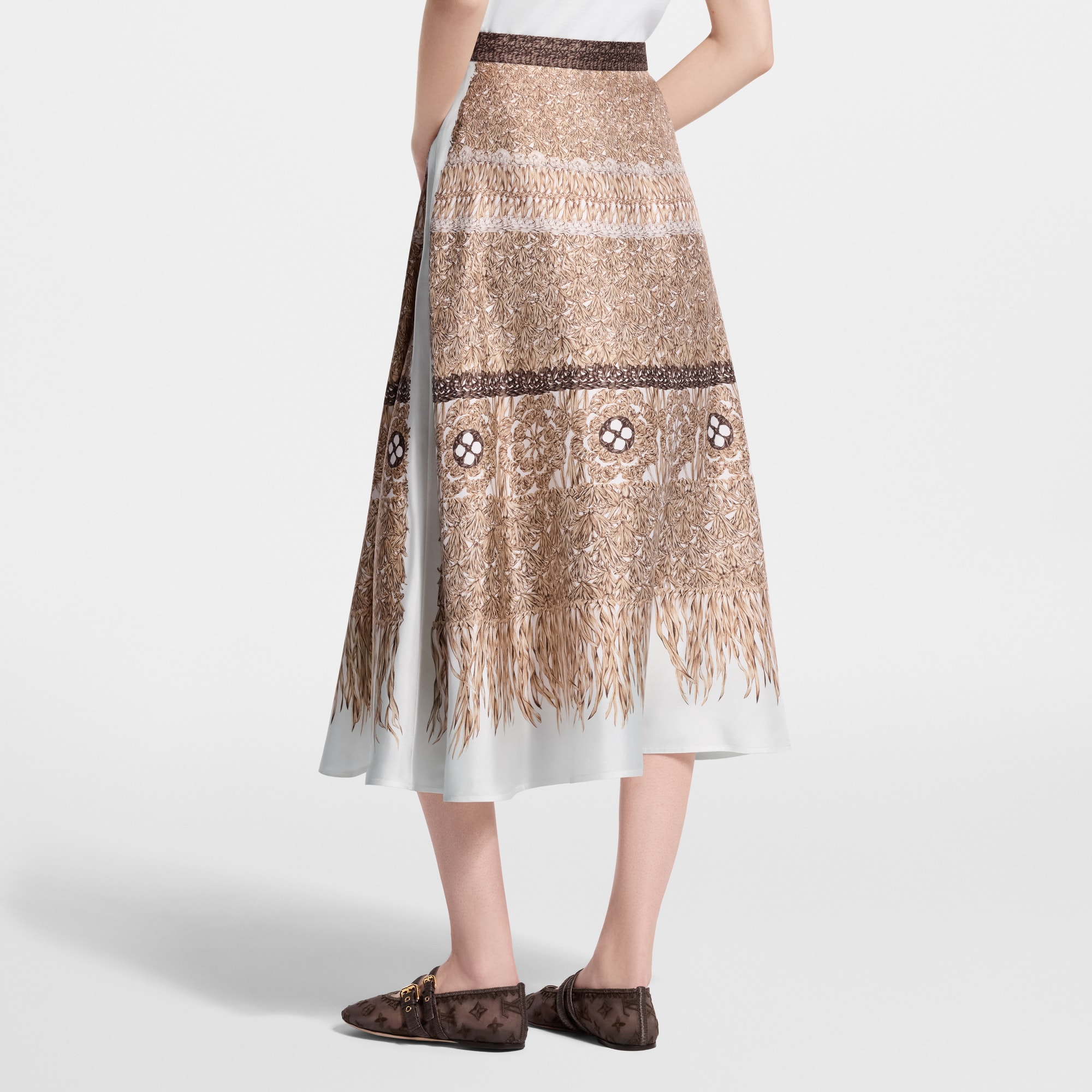 Woven Print Fluid Skirt - Women - Ready-to-Wear | LOUIS VUITTON ®